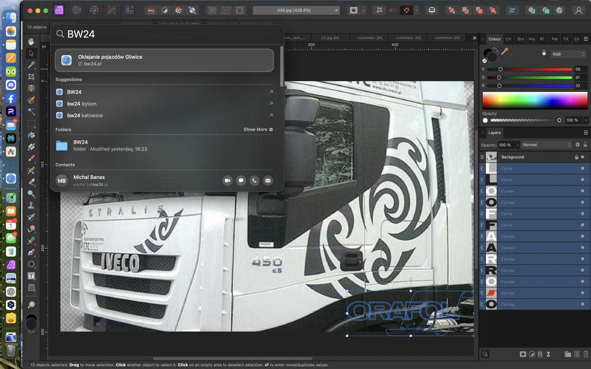 projekty w PhotoShop